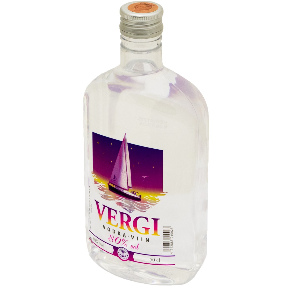 Vergi Vodka 80% 50cl PET