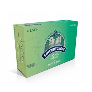 Sinebrychoff Mint & Lime 5,5% 24x33cl