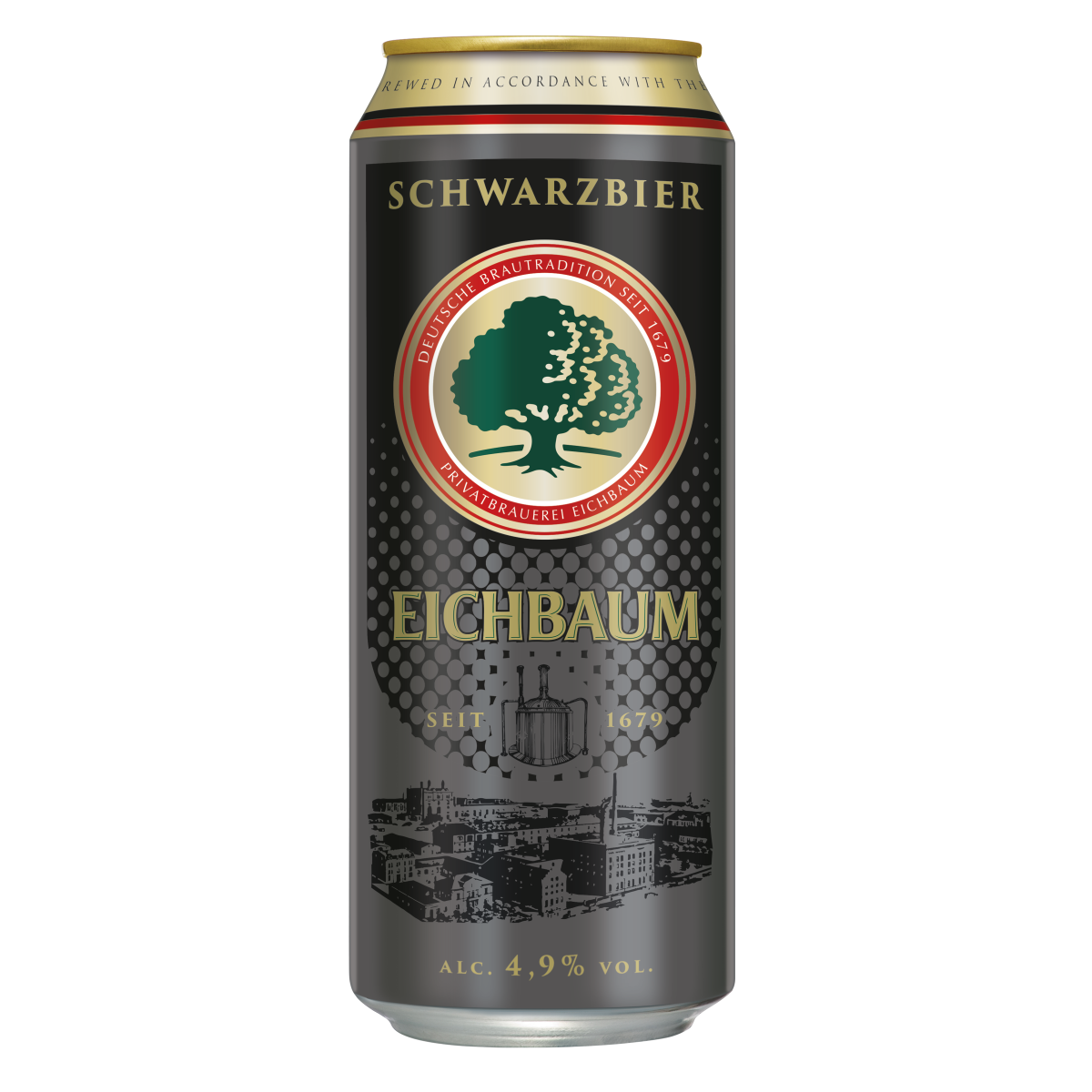 Eichbaum, Schwarzbier 4,9% (Black) 24X50cl