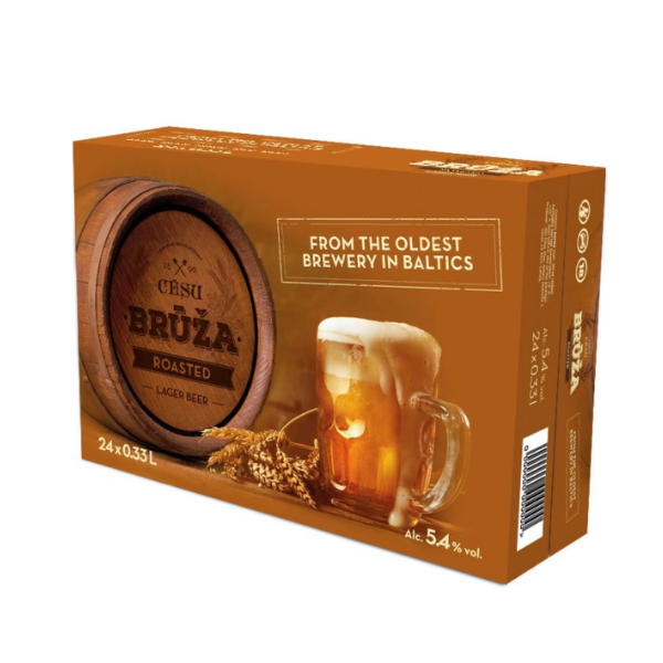 Cesu Bruža Roasted 5.4% 24x33cl