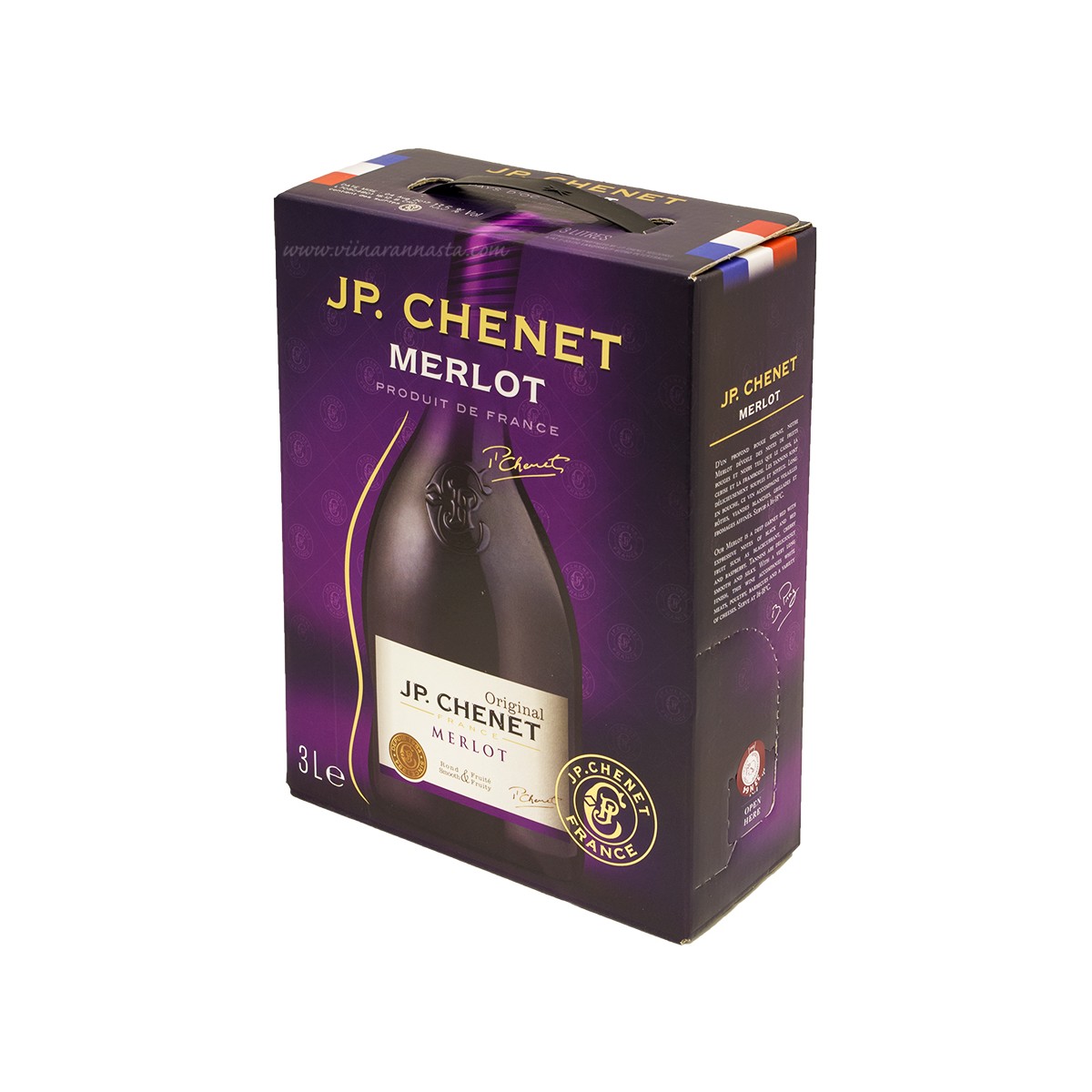 J.P.Chenet Merlot 13,5% 300cl BiB