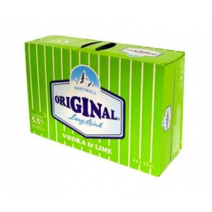 Hartwall Original Vodka Lime 24x33cl 5.5%