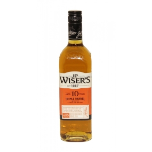 J.P.Wiser's 10YO Triple Barrel 40% 70cl