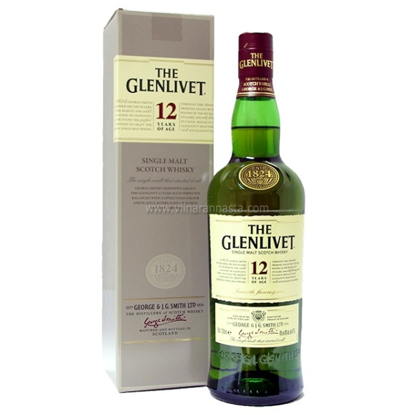 The Glenlivet 12 YO 40% 70cl