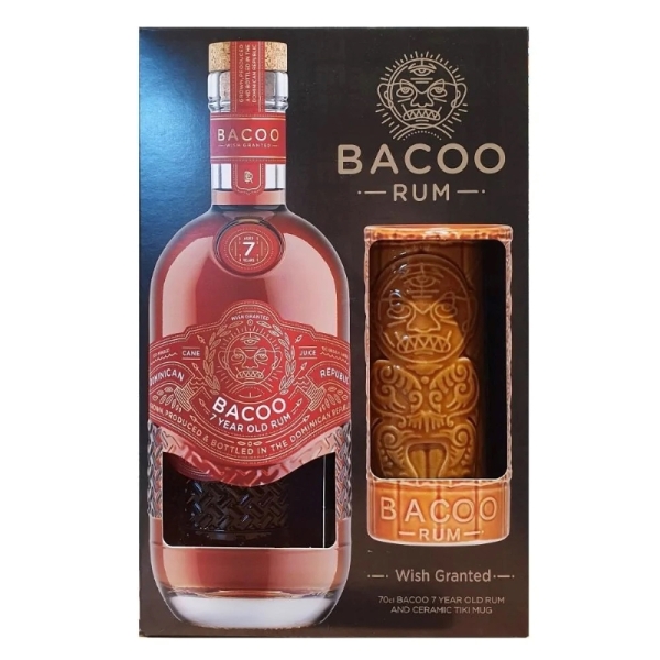 Bacoo 7YO 40% 70cl + glāze