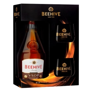 Beehive VSOP 40% 70cl + 2 glāzes