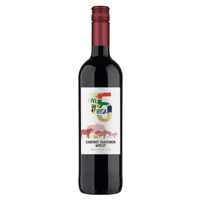 Big 5 Cabernet Sauvignon-Merlot 14% 75cl