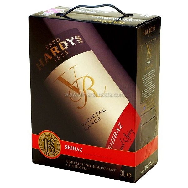 Hardys Varietal Range Shiraz 13% 300cl