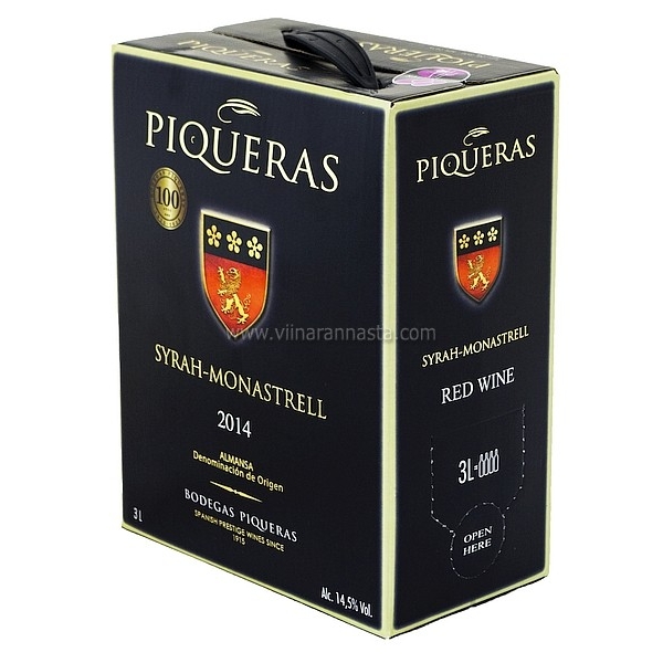 Piqueras Syrah-Monastrel 2019 14,5% 300cl